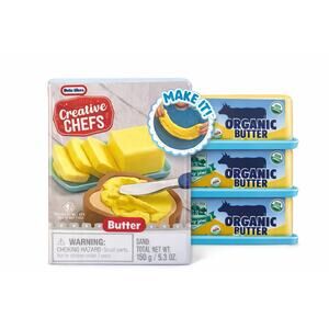 Creative Chefs Make It Butter Sand 3 Pack Organic Butter Set NEW Sealed